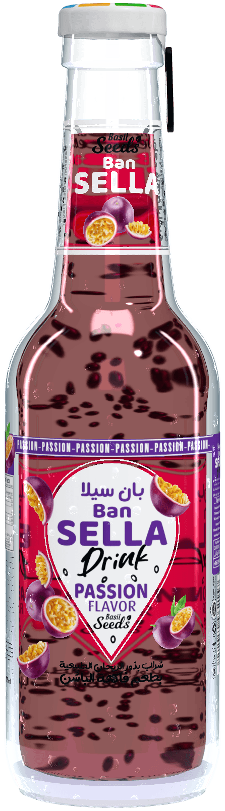 عبوة بطعم فاكهة الباشن